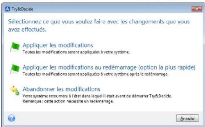 ACRONIS True Image 2019 - Pour uliser Try&amp;Decide : - 2