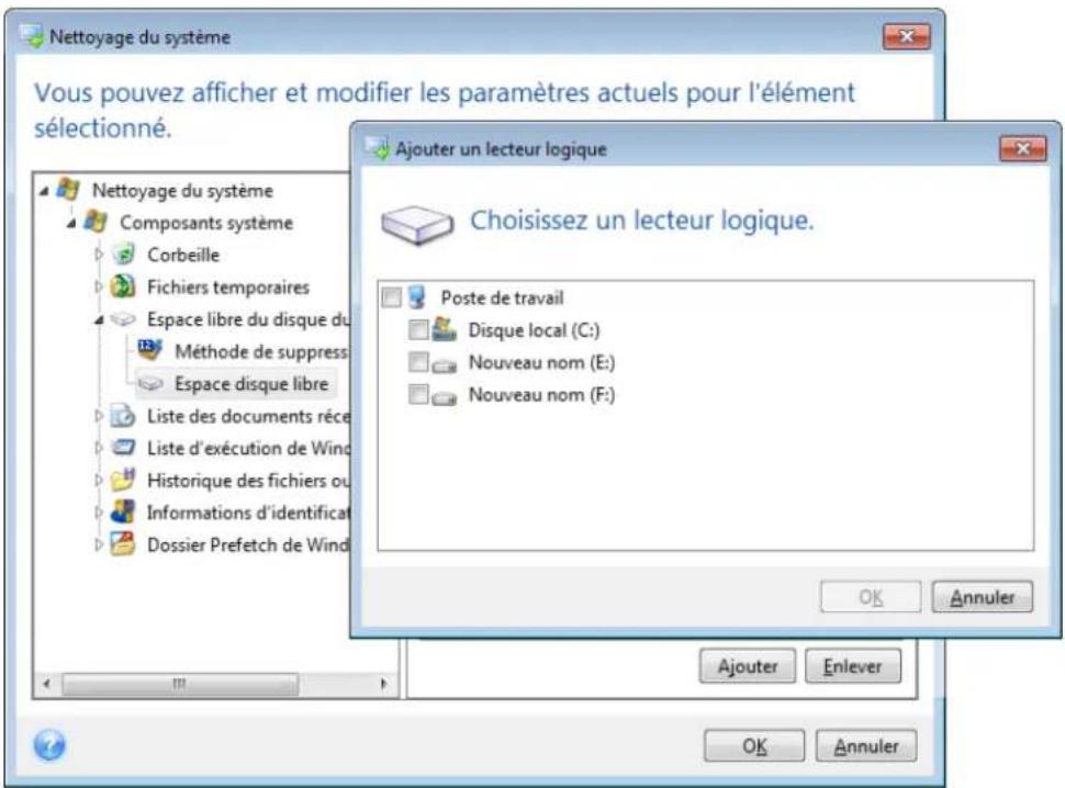 ACRONIS True Image 2019 - Espace disque libre - 1
