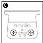 Andis PMT1 - FIXATION DES GUIDES DE COUPE DE TONDEUSE DE FINITION - 3