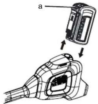 MCCULLOCH Li 40T - Retrait du pack batterie - 1