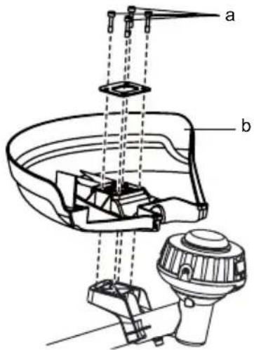 MCCULLOCH Li 40T - Anbringung des grasablenkers - 2