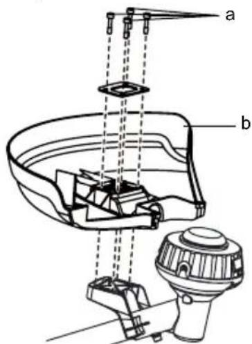 MCCULLOCH Li 40T - Attaching grass deflector - 2