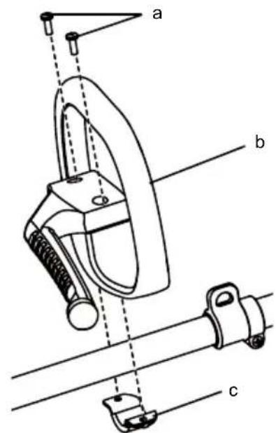 MCCULLOCH Li 40T - Voorste handvat monteren - 1