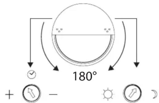 BRENNENSTUHL L DN 9850 FL PIR DE 3925 - ADJUSTING THE MOTION SENSOR - 1
