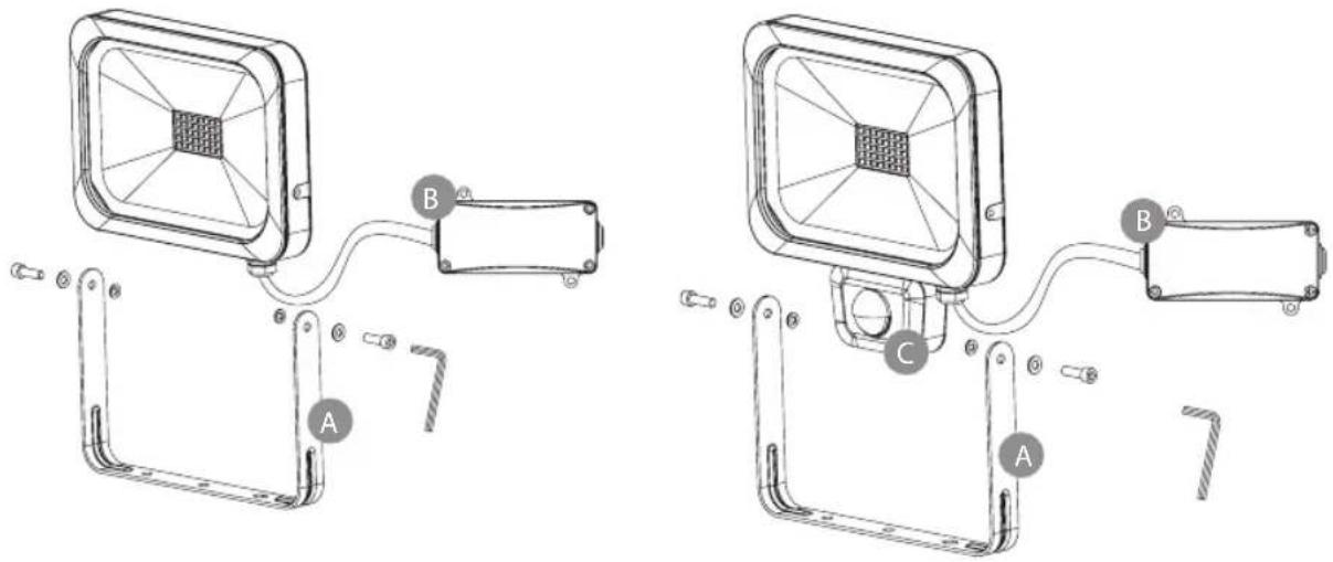BRENNENSTUHL L DN 9850 FL PIR DE 3925 - INSTALLATION ET BRANCHEMENT ÉLECTRIQUE - 1