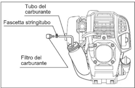 MAKITA EM2654LH - Testina aspirante nel serbatoio del carburante - 1