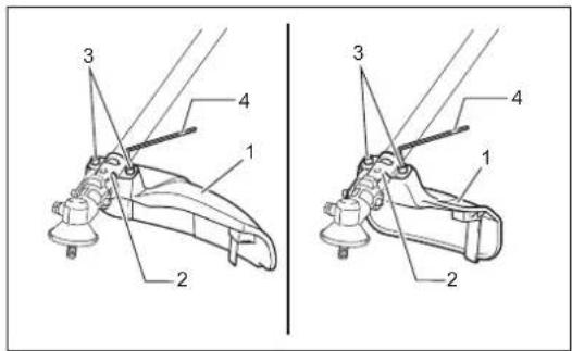 MAKITA EM2654LH - Pour la tête à fils de nylon (pour le dispositif de protection de type B et C) - 1