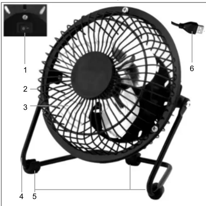 Goobay 62060 - Ventilateur USB - 1