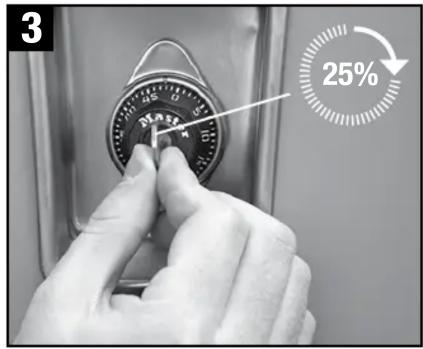 Master Lock 1670 - How To Change Combinations • Comment changer les combinaisons • Como Cambiar combinaciones - 2