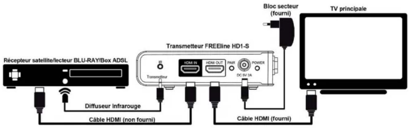 CGV FREEline HD1 S - Étape 1 : Branchements du Transmetteur - 1