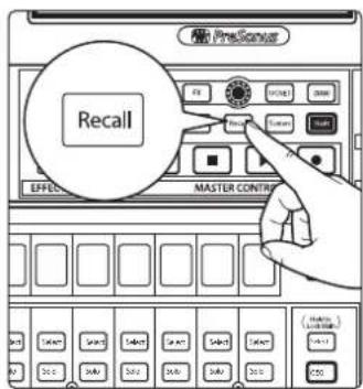 PRESONUS StudioLive 32SC - Pour charger un preset d'effect : - 1