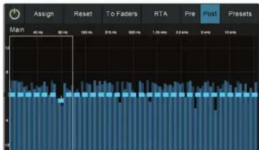 PRESONUS StudioLive 32SC - Utilisation du RTA pour filtrer les retours - 1