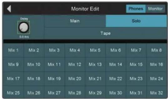 PRESONUS StudioLive 32SC - Commandes d'écoute de contrôle (monitoring) - 2