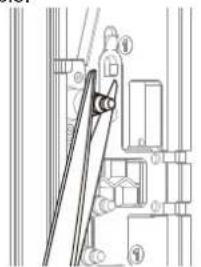 OPTEX SL350QN - Enfiler le câble - 1