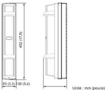 OPTEX SL350QN - CBR-4 : Support pour montage dans un conduit - 1