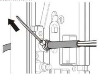 OPTEX SL350QN - Enfiler le câble - 3