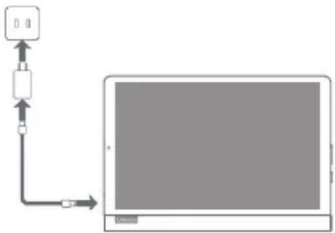 LENOVO Yoga Smart Tab - Charging your device - 1