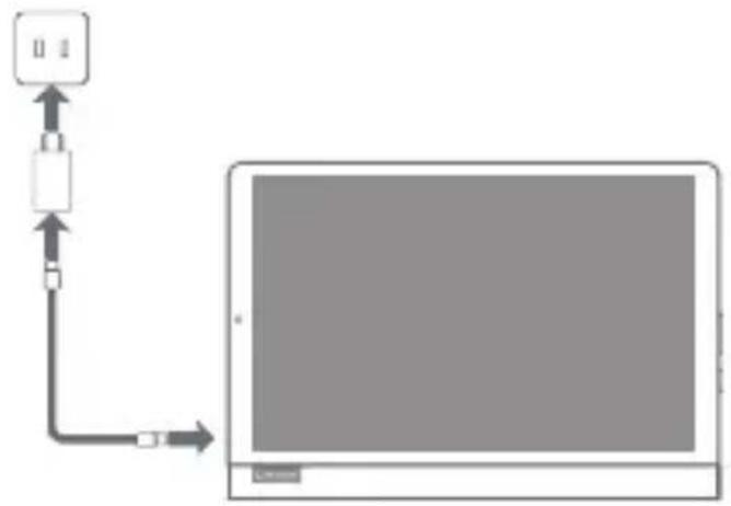 LENOVO Yoga Smart Tab - Opladning af din enhed - 1