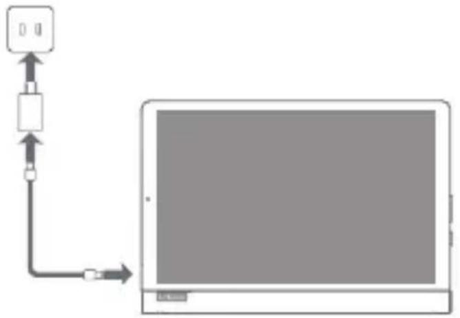 LENOVO Yoga Smart Tab - Carregar o disposativo - 1