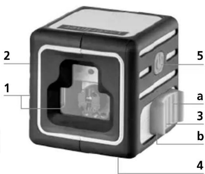 Laserliner CompactCubeLaser 3 Plus - Applicazione delle pile - 2
