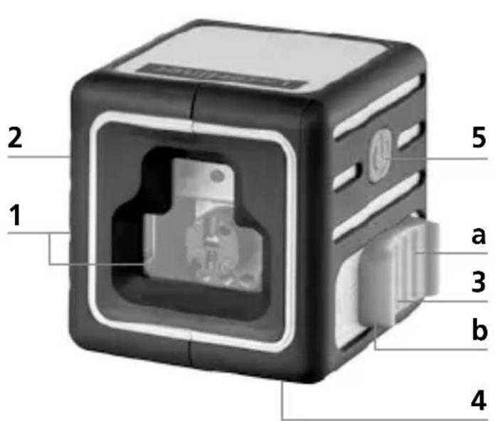 Laserliner CompactCubeLaser 3 Plus - Satt i batterierna - 2