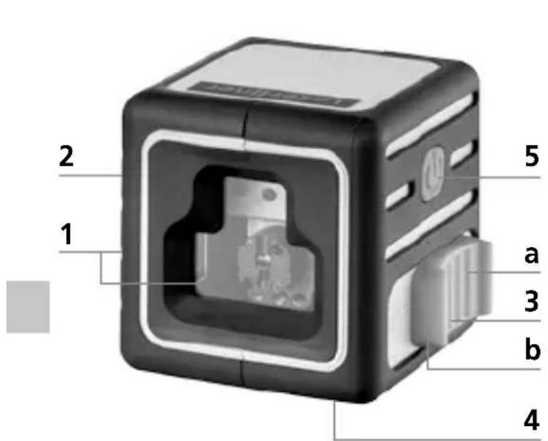 Laserliner CompactCubeLaser 3 Plus - Poner las pilas - 2
