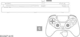 Astro C40 - PLAYSTATION®4 WIRED SETUP / CONFIGURATION FILAIRE PLAYSTATION®4 - 5