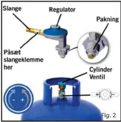 CADAC Citi Chef 50 - Sådan tjekker du om din gasflaske er tom - 1