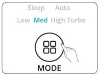 Winix Zero Pro - Manual Mode (setting fan speed) - 1