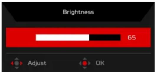 ACER Predator X35 - Adjusting the Brightness - 1