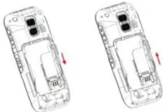 ZTE S202 - Insertion et retrait de la carte SIM - 1