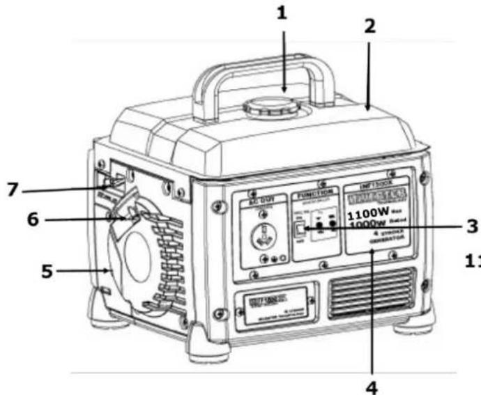 Zipper ZISTE1200IV - Komponenten / Components / Composants / Komponente / Összetevök - 1