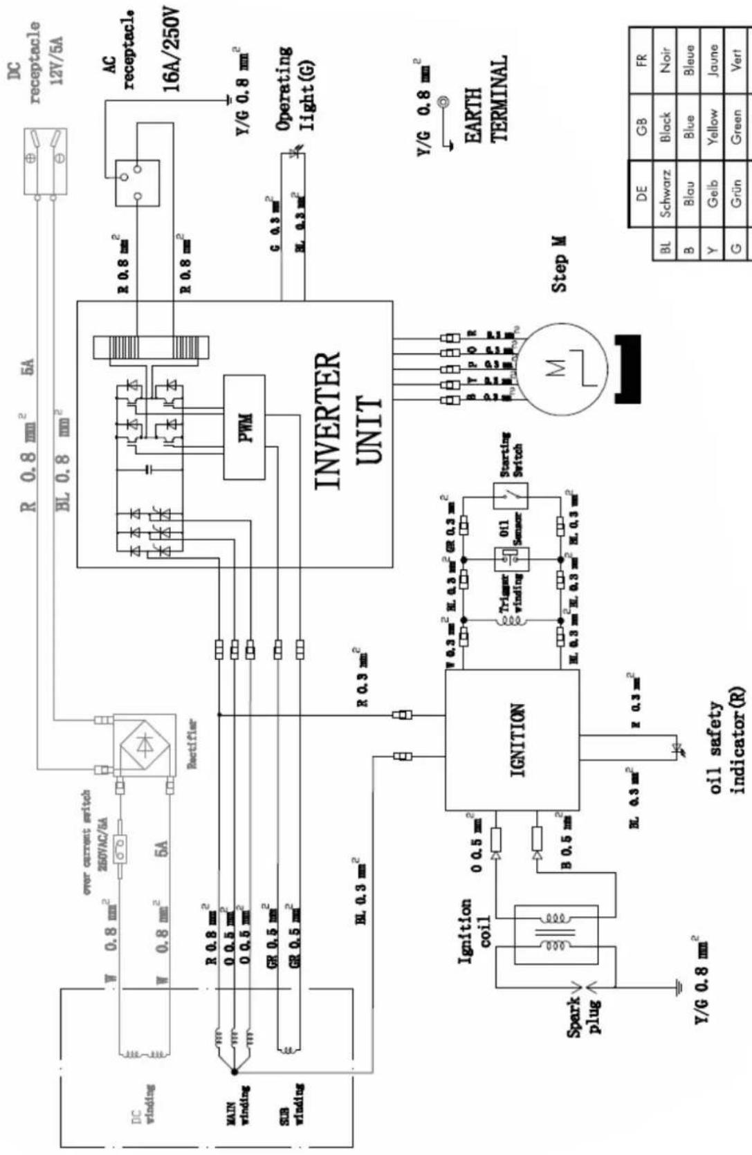 Zipper ZISTE1200IV - SCHALTPLAN / WIRING DIAGRAM - 1