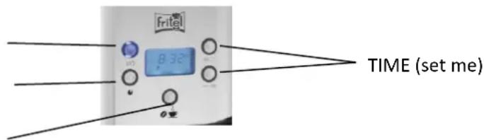 FRITEL CO 2980 - CONTROL PANEL AND SYMBOLS - 1