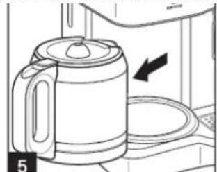 FRITEL CO 2980 - 1) Faire du café - 5