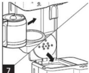 FRITEL CO 2980 - 1) Faire du café - 7