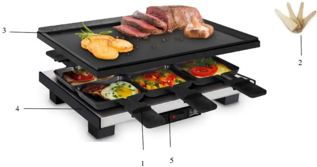 FRITEL RG 3140 - Beschrijving – Description – Beschreibung - 1