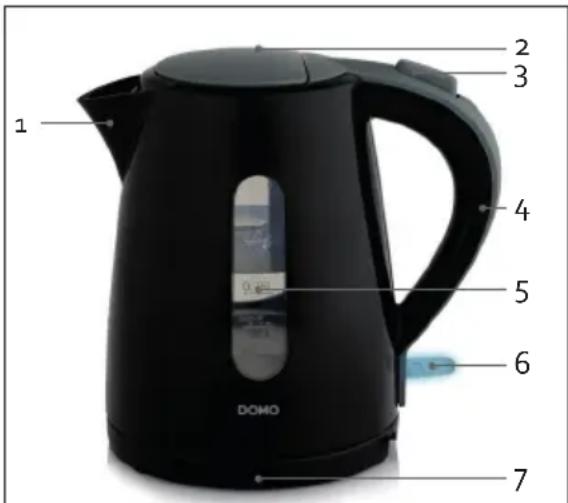 DOMO DO9198WK - PIEZAS - 1