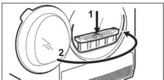 ZANUSSI ZX8380DH - HET FILTER SCHOONMAKEN - 6