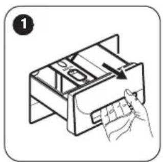 ZANUSSI ZWS 7120 BW - REINIGEN DER WASCHMITTELSCHUBLADE - 1