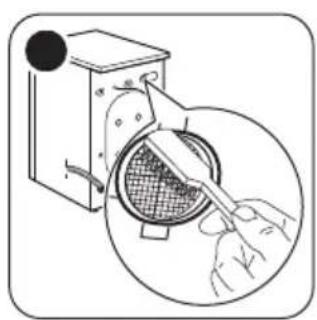 ZANUSSI ZWF 8147 BW - HET FILTER VAN DE TOEVOERSLANG EN HET KLEPFILTER REINIGEN - 3