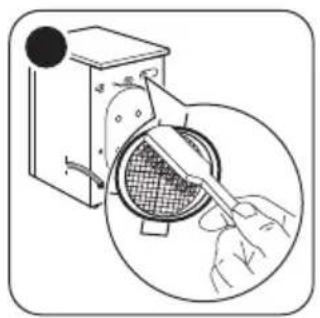 ZANUSSI ZWF 8147 BW - REINIGEN DES ZULAUFSCHLAUCHS UND VENTILFILTERS - 3
