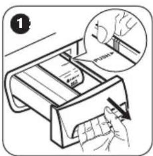 ZANUSSI ZWF 71453 BW - NETTOYAGE DU DISTRIBUTEUR DE PRODUIT DE LAVAGE - 1