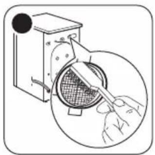 ZANUSSI ZWF 7143 BW - REINIGEN DES ZULAUFSCHLAUCHS UND VENTILFILTERS - 2