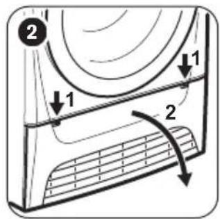 ZANUSSI ZP8340DH - NETTOYAGE DU CONDENSEUR - 2