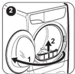 ZANUSSI ZP8340DH - HET FILTER SCHOONMAKEN - 2