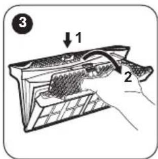 ZANUSSI ZP8340DH - HET FILTER SCHOONMAKEN - 3