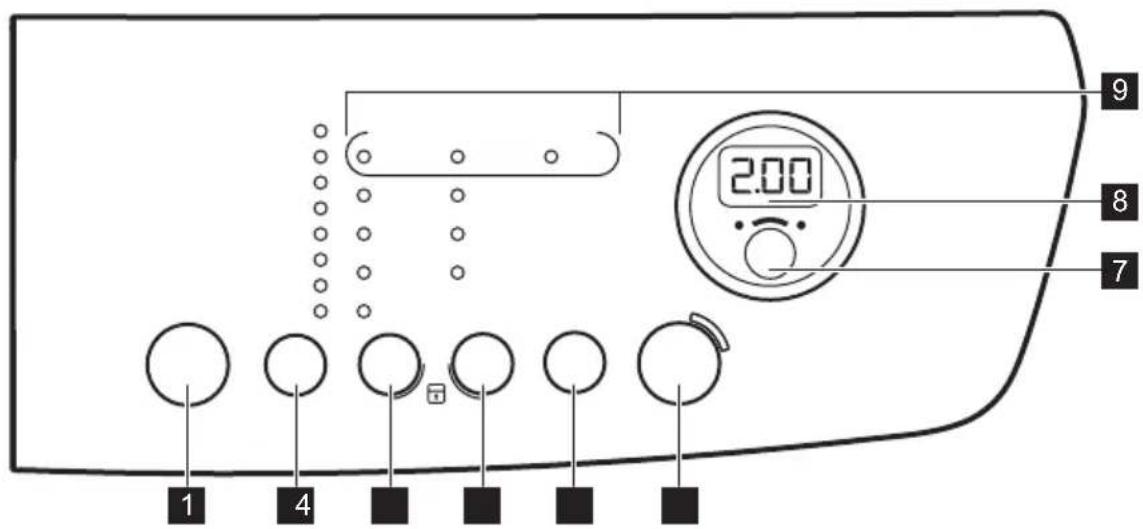 ZANUSSI ZP8340DH - PANNEAU DE COMMANDE - 1