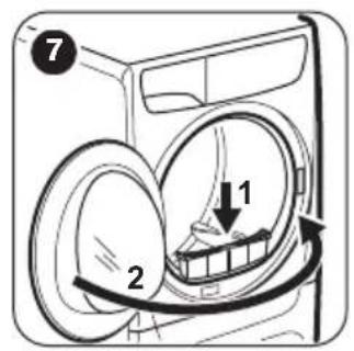 ZANUSSI ZP8242DC - REINIGEN DES SIEBS - 7