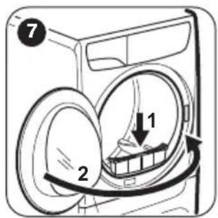 ZANUSSI ZP8242DC - HET FILTER SCHOONMAKEN - 7